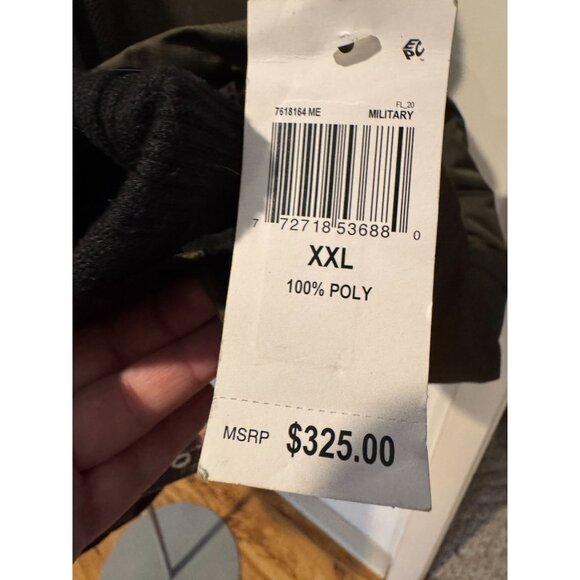 🧥 NWT Point Zero Duvet Premium Down Parka Jacket XXL – Military Green – MSRP $3 - Picture 3 of 16